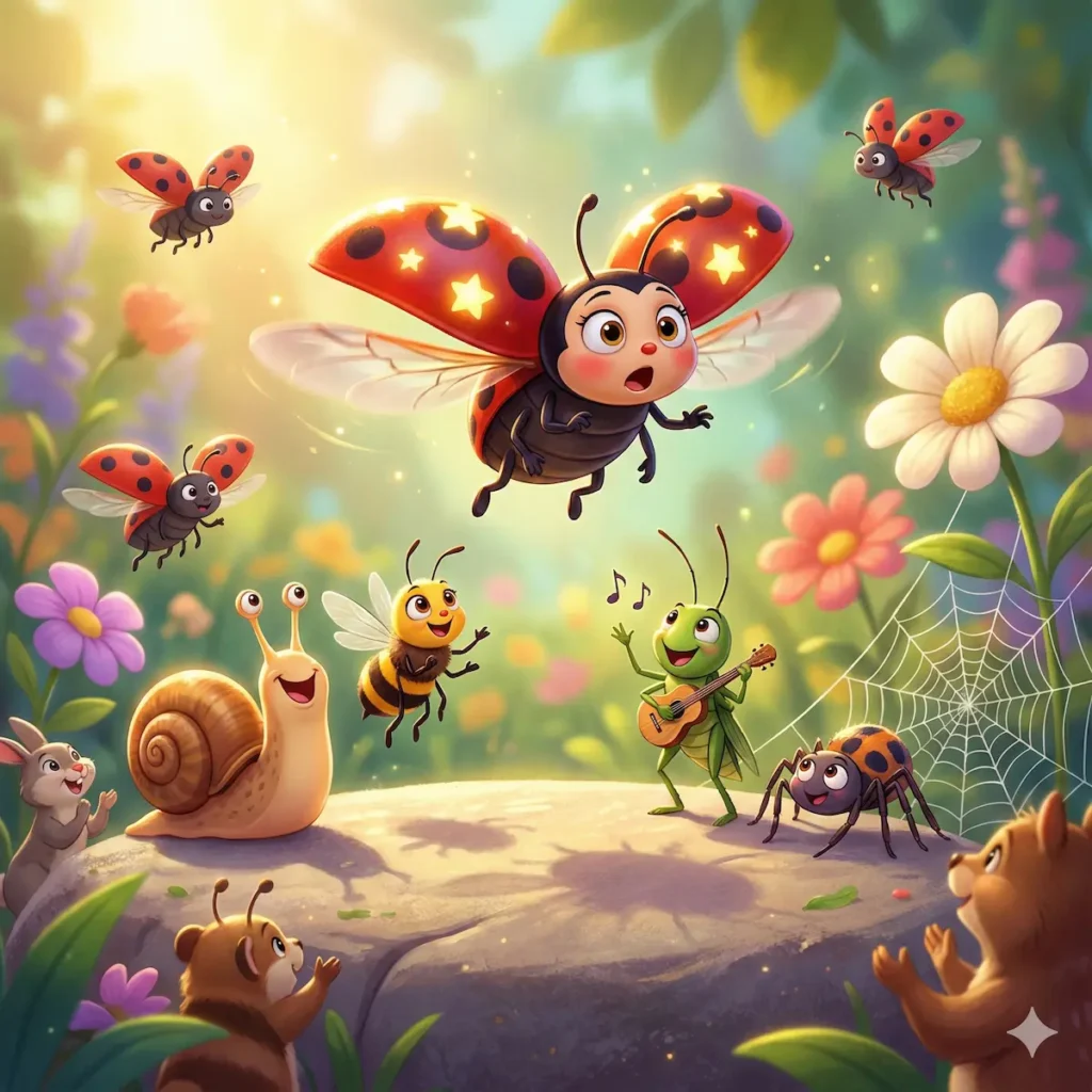 Lavinia, a Joaninha que Temia Voar | História de Amizade