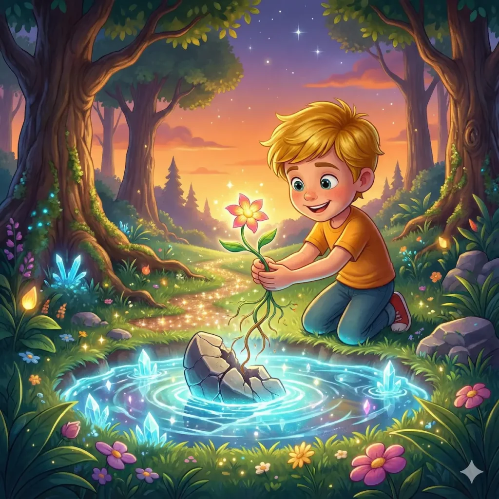 A Aventura Mágica de Leo e a Flor da Amizade | História Educativa