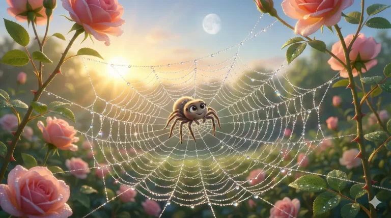 A Aranha Tecelã e a Rede de Luar