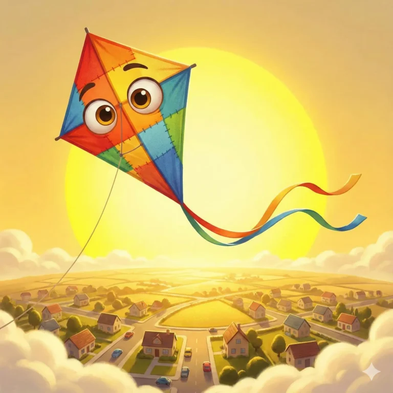 A Pipa Colorida que Queria Abraçar o Sol