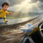 Theo e o Barquinho que Queria Conhecer o Mar historinha do barquinho de papel