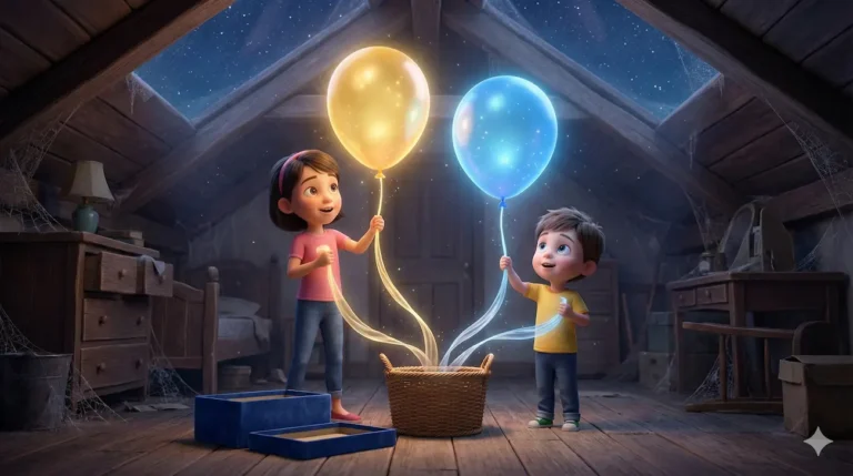 Júlia, Théo e o Segredo dos Balões de Luz