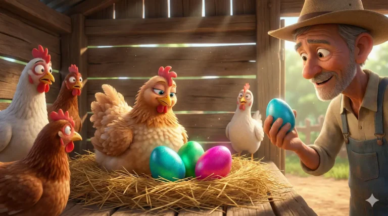 Os Ovos Coloridos de Berta/História infantil para ler