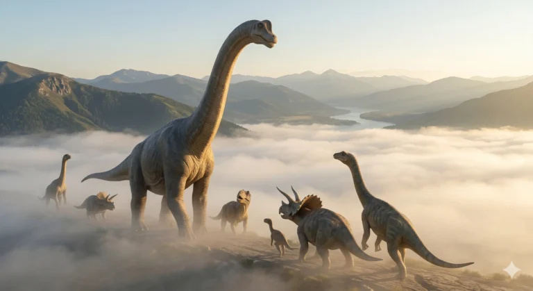 O Mistério da Neblina na Terra dos Dinossauros